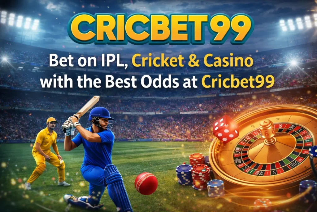 Bet on IPL, Cricket & Casino with the Best Odds at Cricbet99
